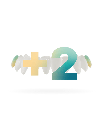 Twee tanden extra